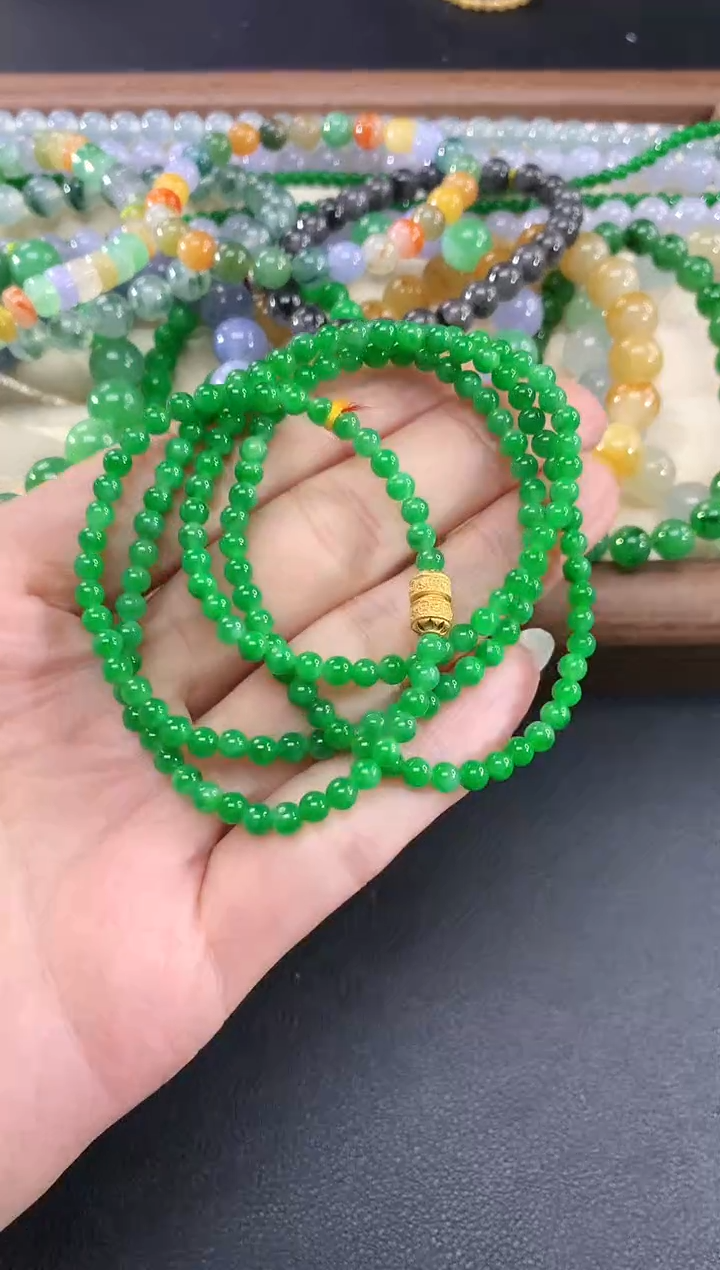 未镶嵌手串翡翠266|18000