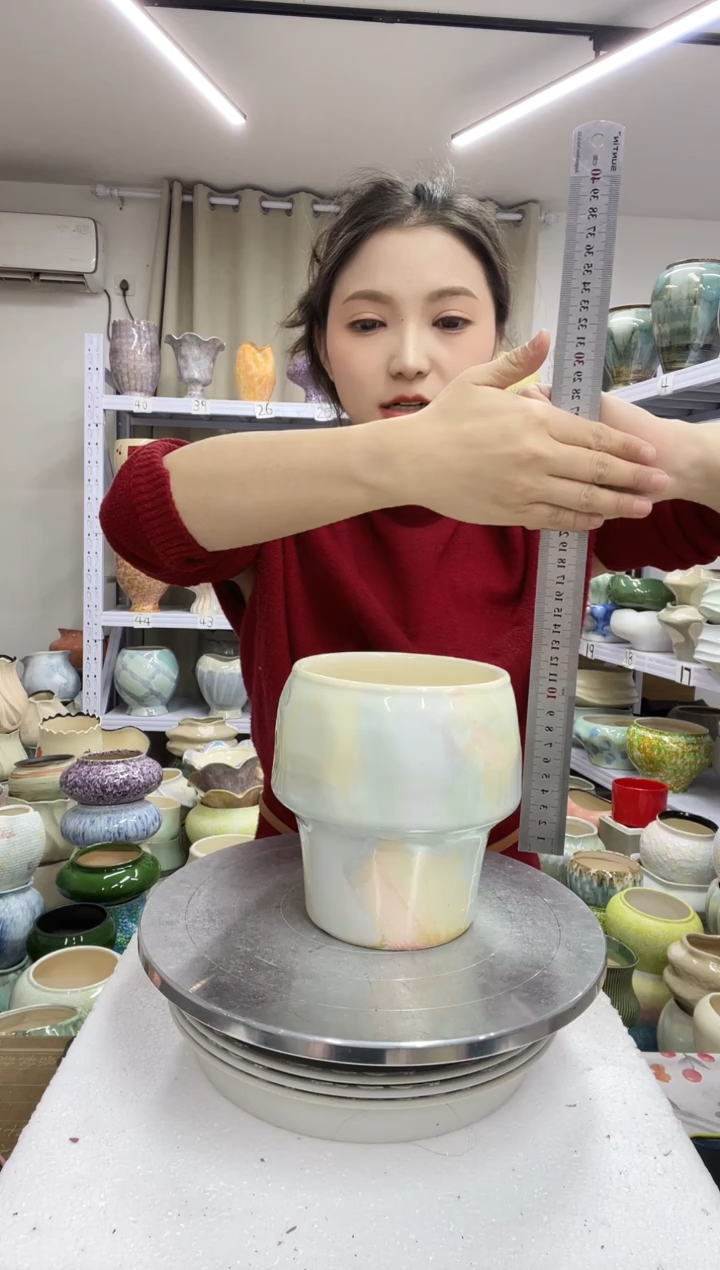 【1.3】花盆尺寸高： 16口：12