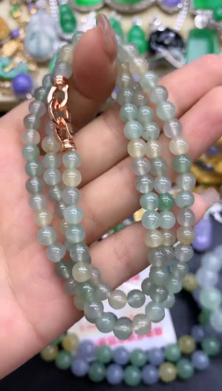 颈饰未镶嵌翡翠87-中国好珍宝