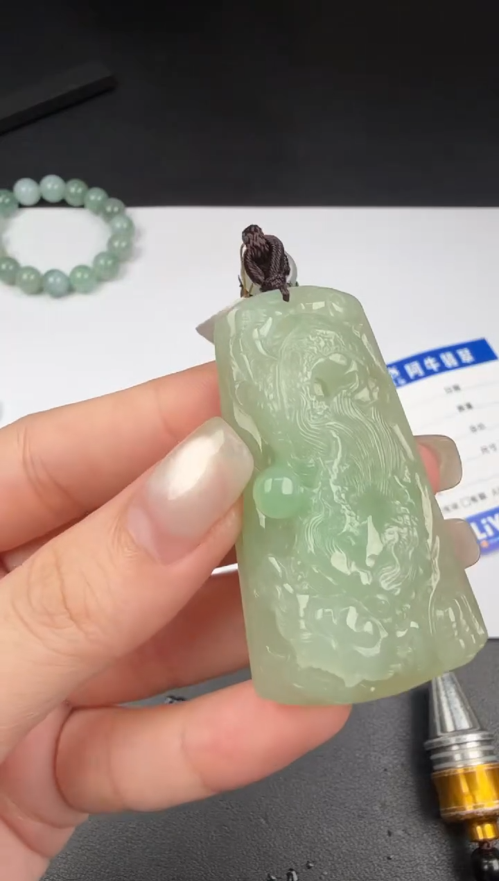 吊坠(不含链)未镶嵌翡翠翡翠饰品-101