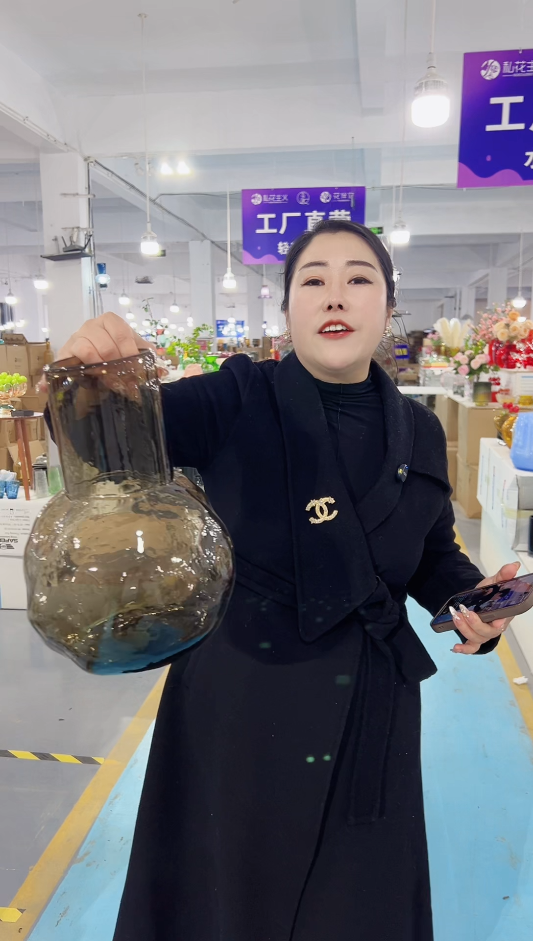 【闪购商品】玻璃花伴你花瓶微瑕-CCOD