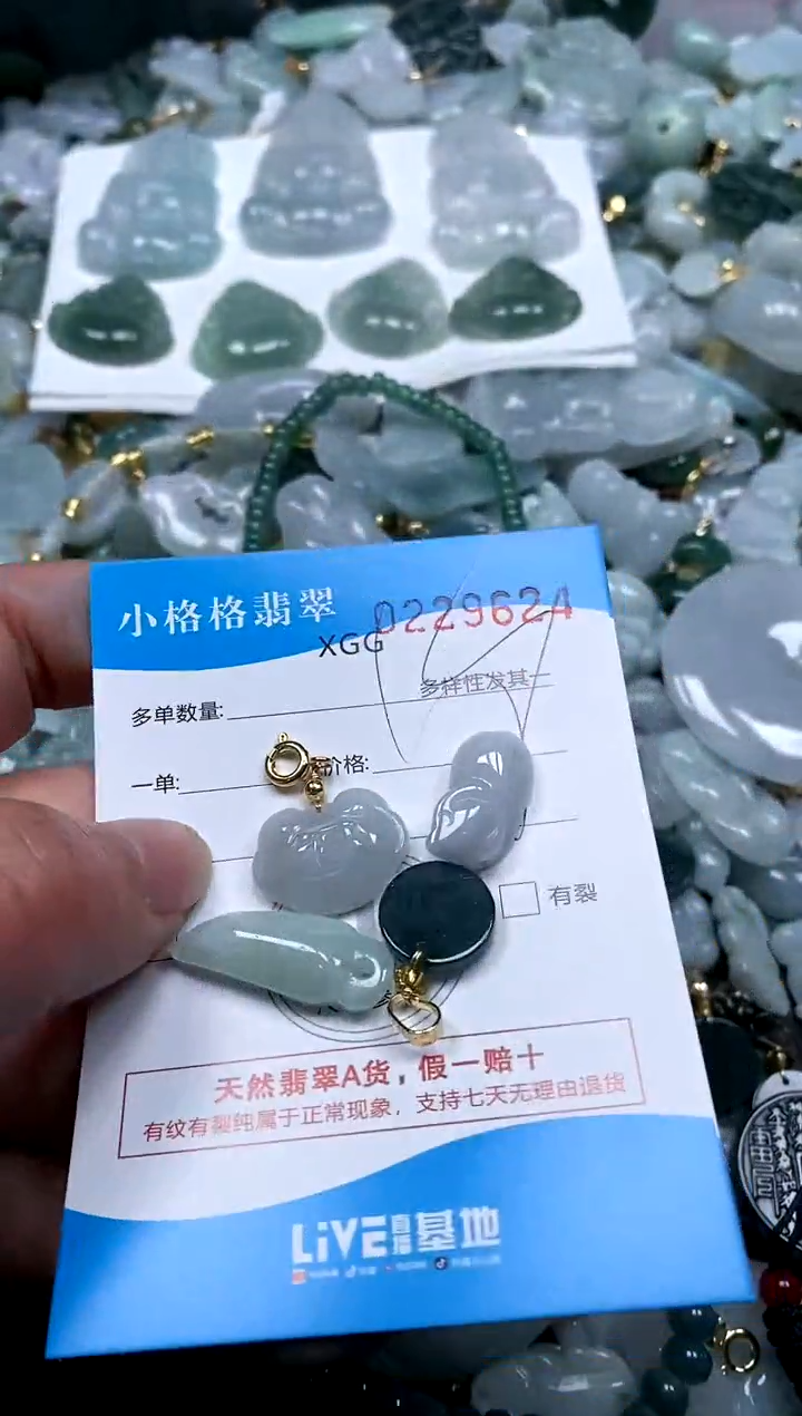 【闪购商品】翡翠颈饰未镶嵌闪购商品0229624