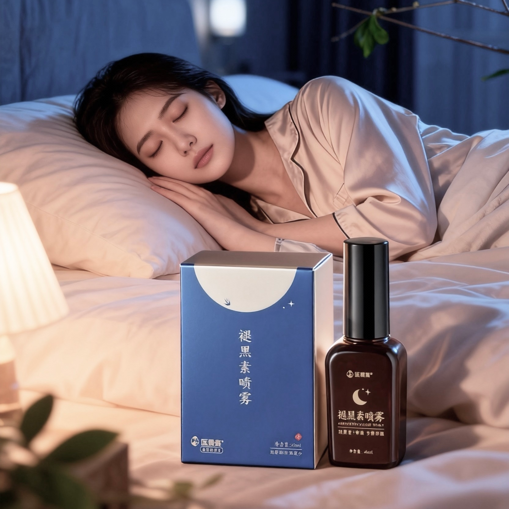 【助眠神器】褪黑素+精油喷雾 晚安香薰 植物萃取 中西结合