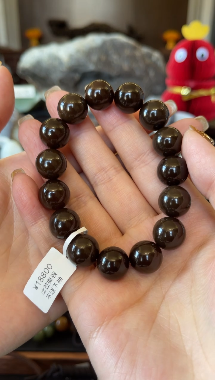 【闪购商品】和田玉（糖玉）手串未镶嵌金山全糖14mm手串