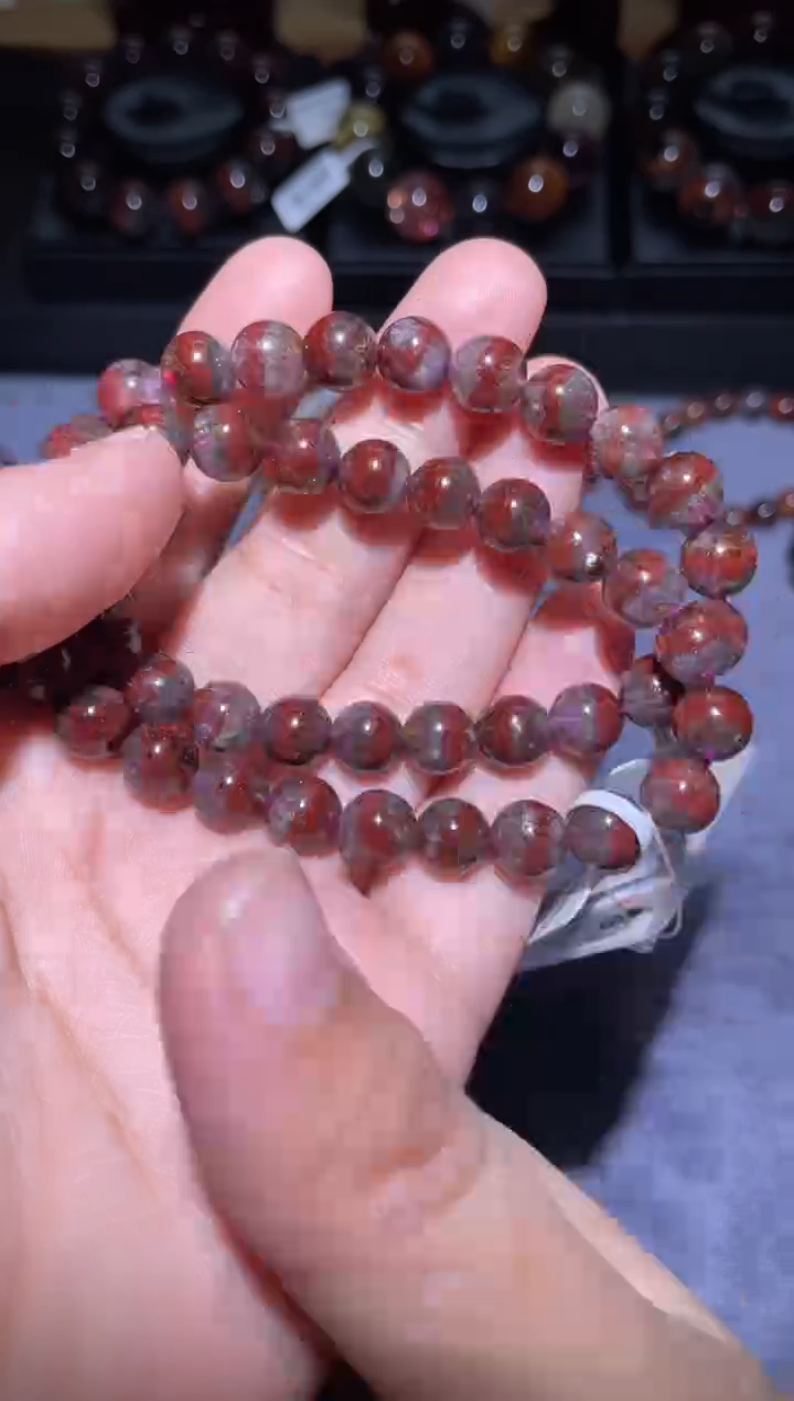 【闪购商品】水晶手链未镶嵌极光单圈8mm（多样性发其一）