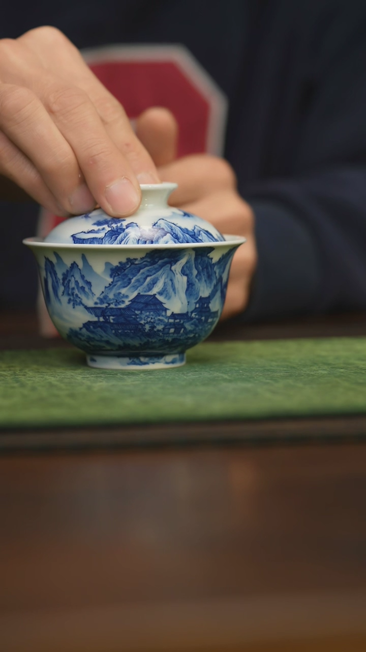 【闪购商品】杯柴窑青花破价福利