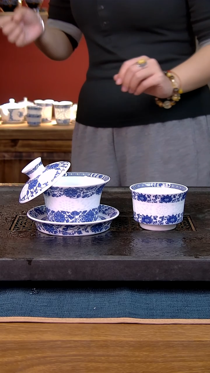 简装家用款2件套 白瓷陶瓷茶具