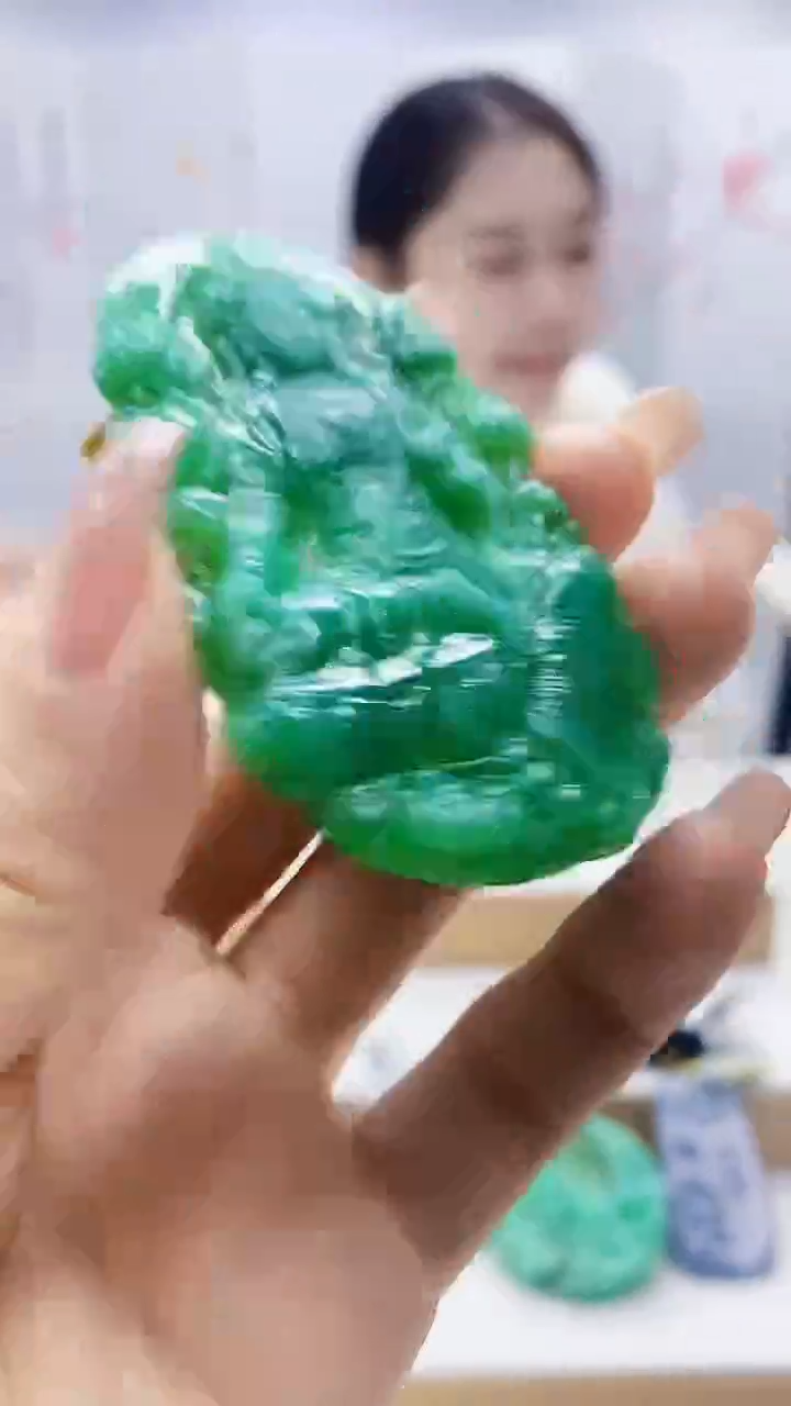 未镶嵌定制翡翠3099ty-毛货挂件22