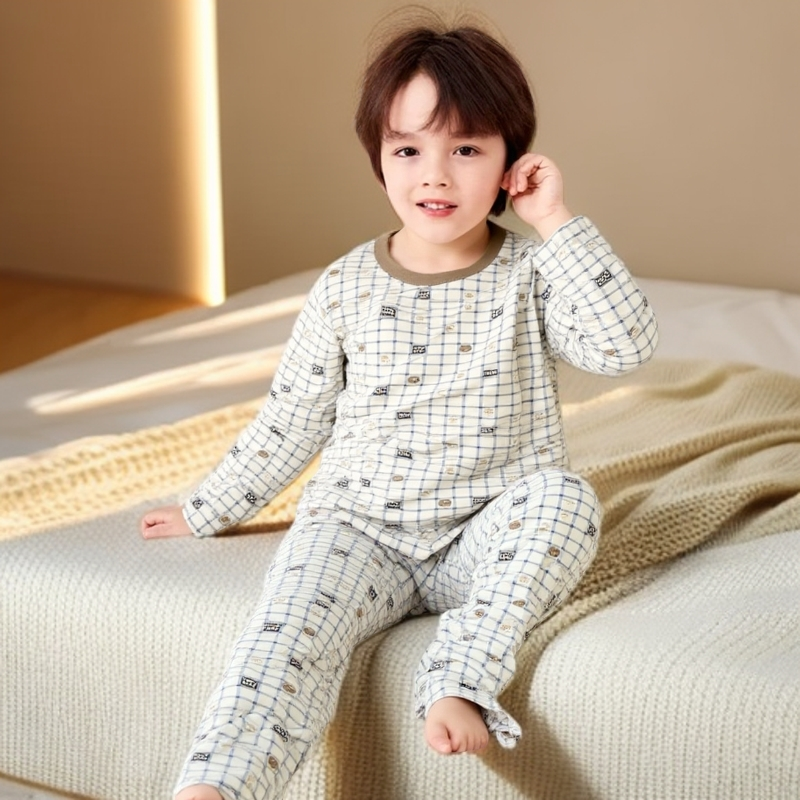 【门店同款】男童长袖秋冬保暖家居服亲肤柔软