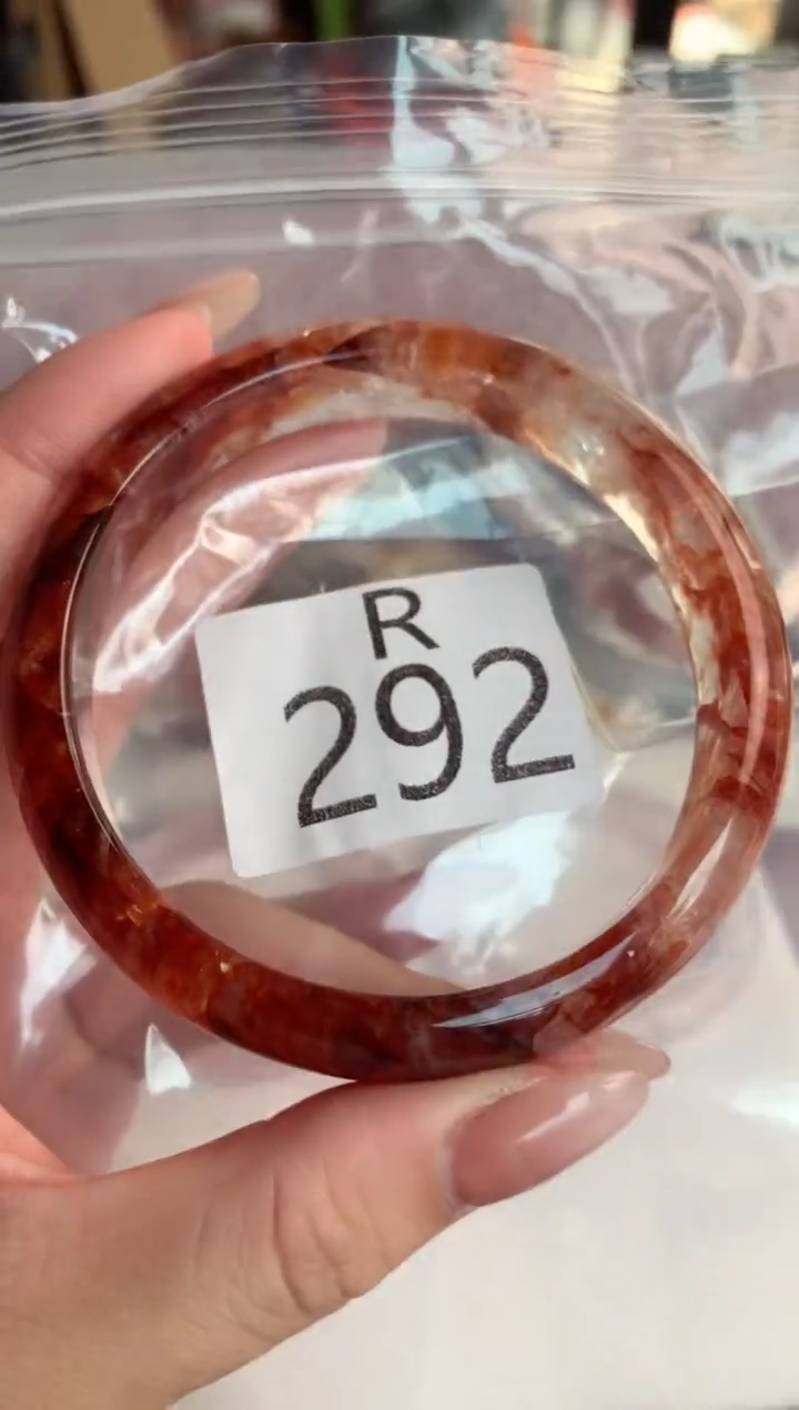 水晶珠宝半成品未镶嵌?****虹水晶手镯292-63