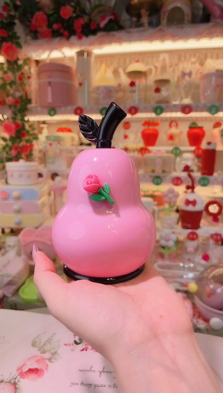 其他品质好发货快放心拍！粉色鸭梨牙签罐