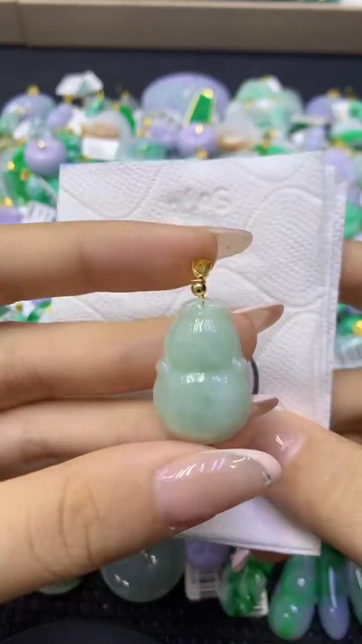 颈饰未镶嵌翡翠天然缅甸翡翠A货