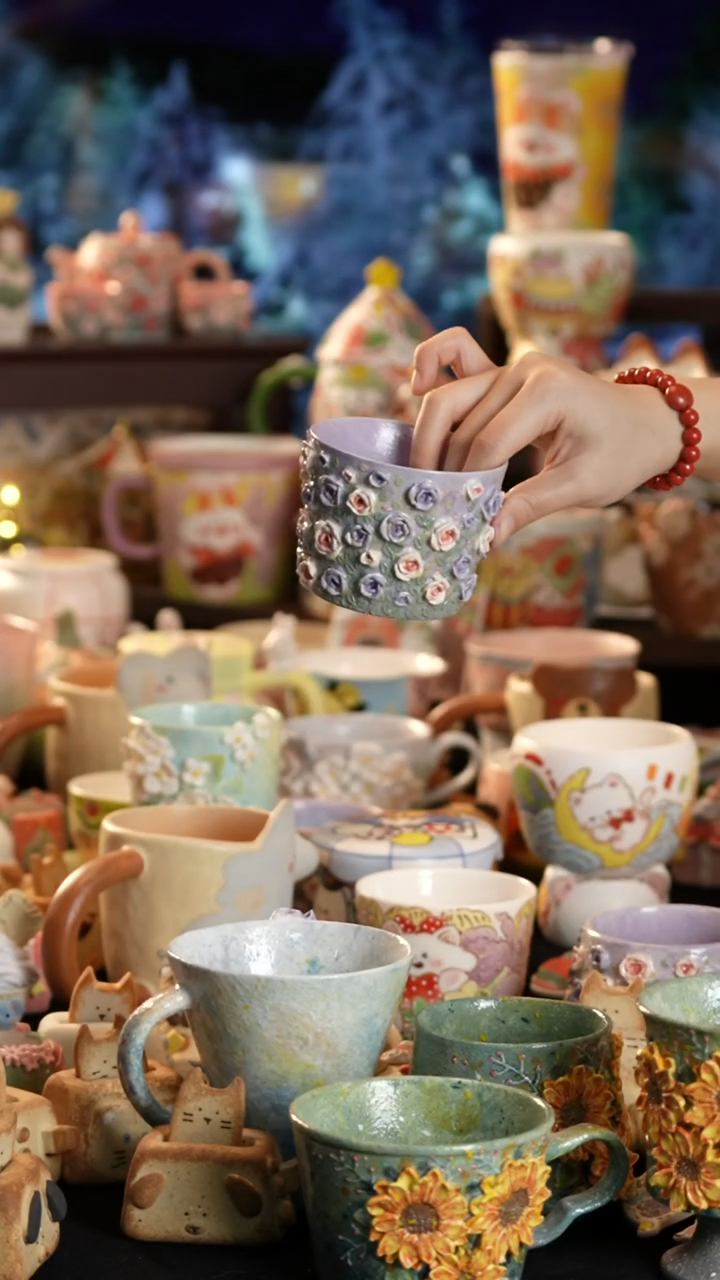 其他陶景德镇釉下彩手绘设计师款陶瓷