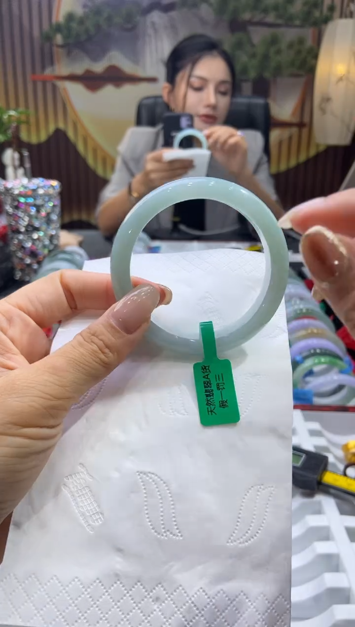 未镶嵌手镯翡翠00003468