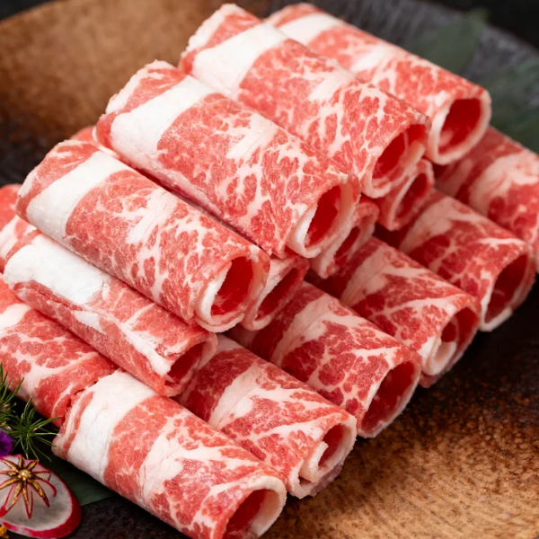 榕昕黑毛和牛牛肉原切牛肉卷
