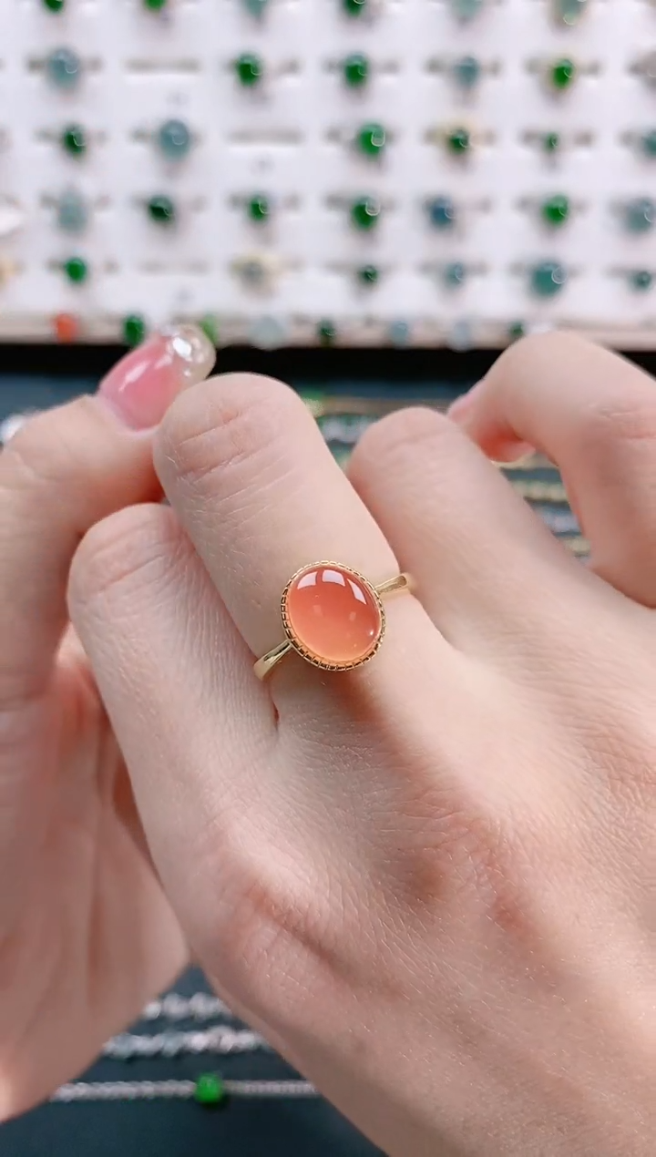 【闪购商品】南红玛瑙珠宝奇石银S925镶嵌天然南红