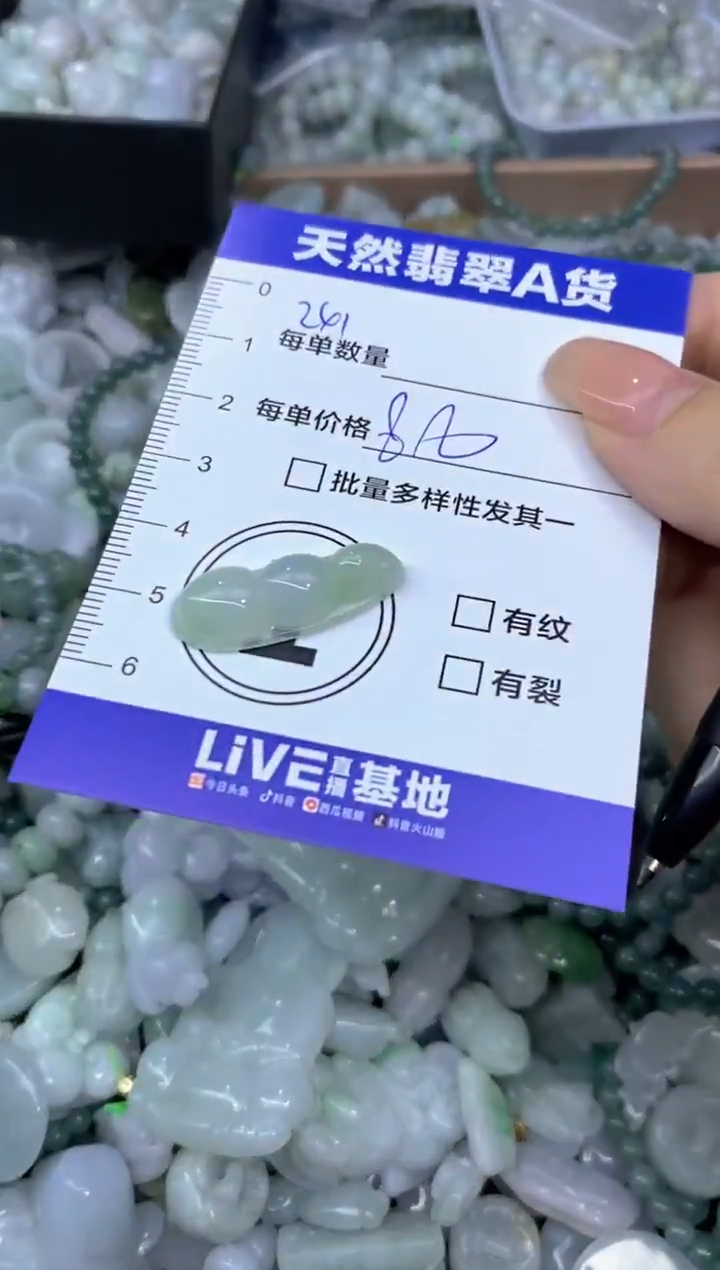 颈饰未镶嵌翡翠天然翡翠A货批量多样性发一件