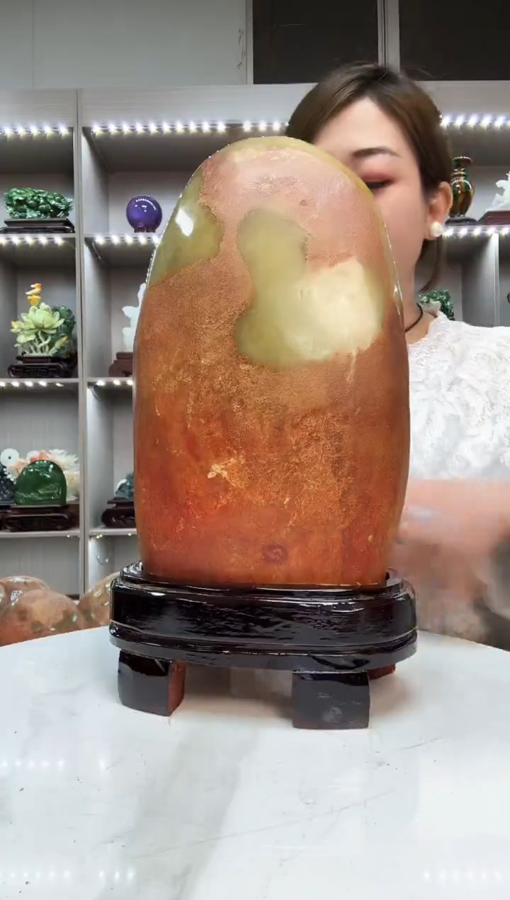 石材天然石材家居摆件办公室客厅玄关高档摆件