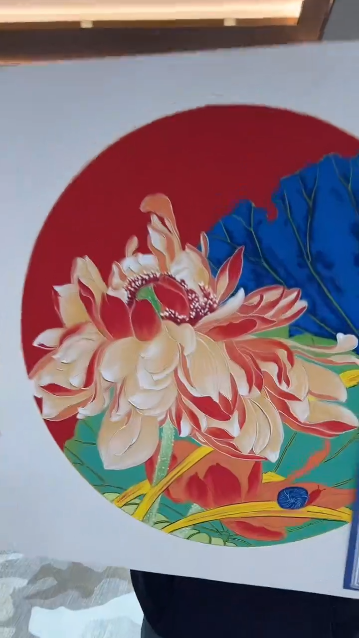 【闪购商品】国画3.5-国检2-李玉莲-50斗方013