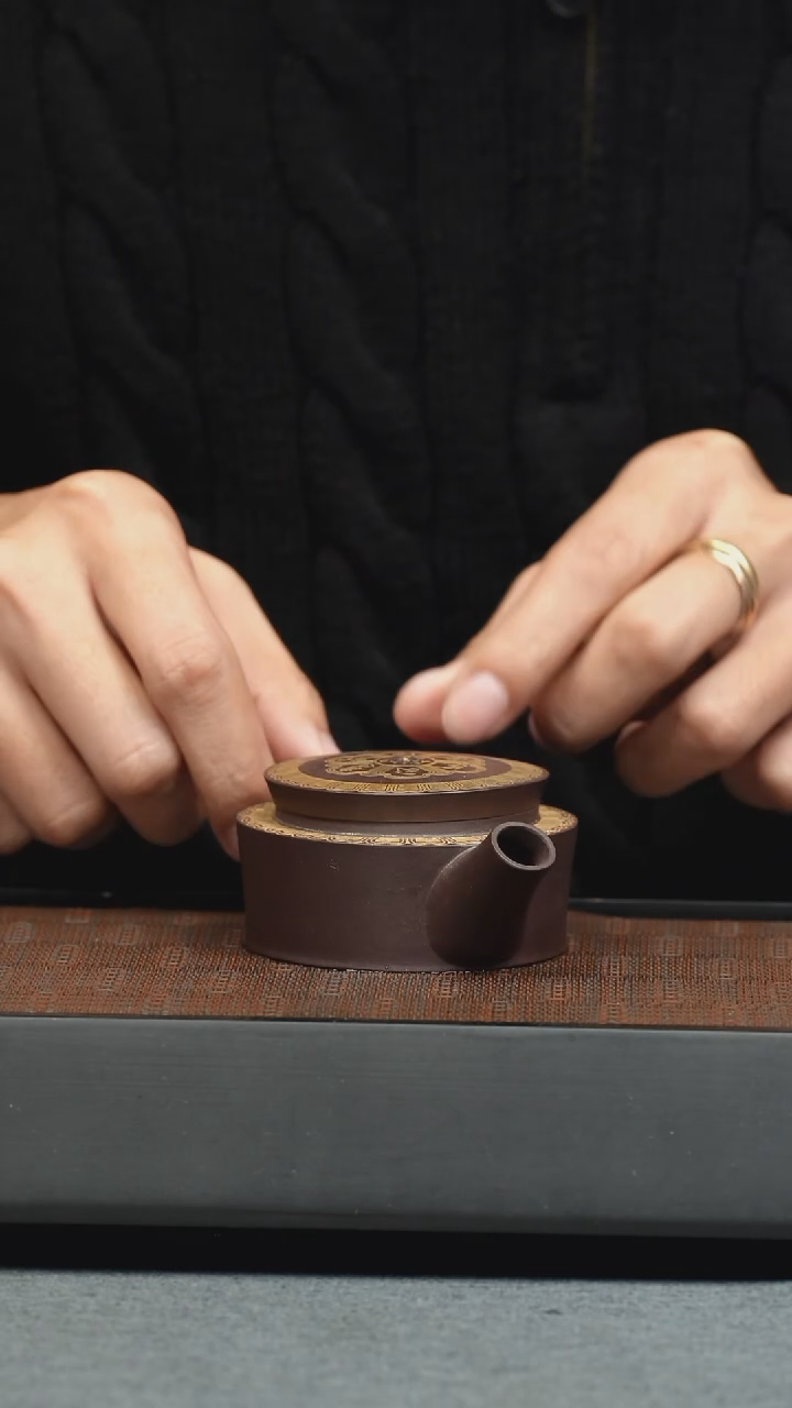 【闪购商品】紫砂茶壶五堂 真言巨轮