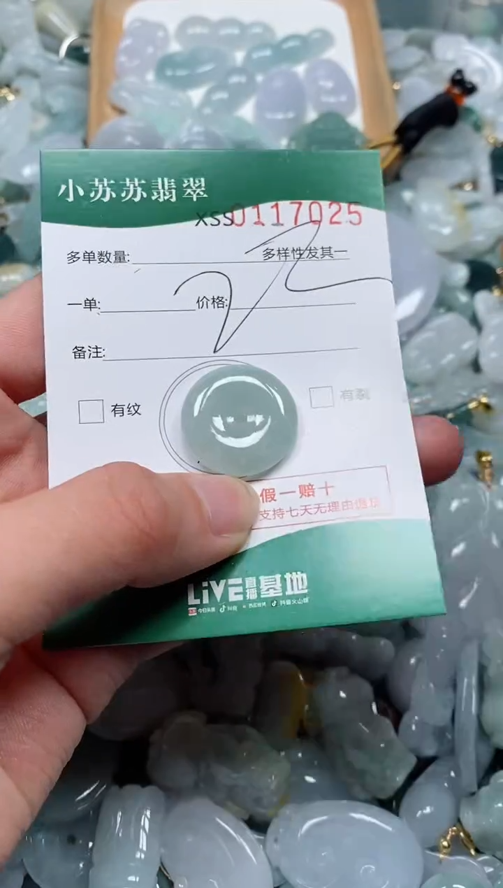 【闪购商品】翡翠颈饰未镶嵌闪购商品0117025
