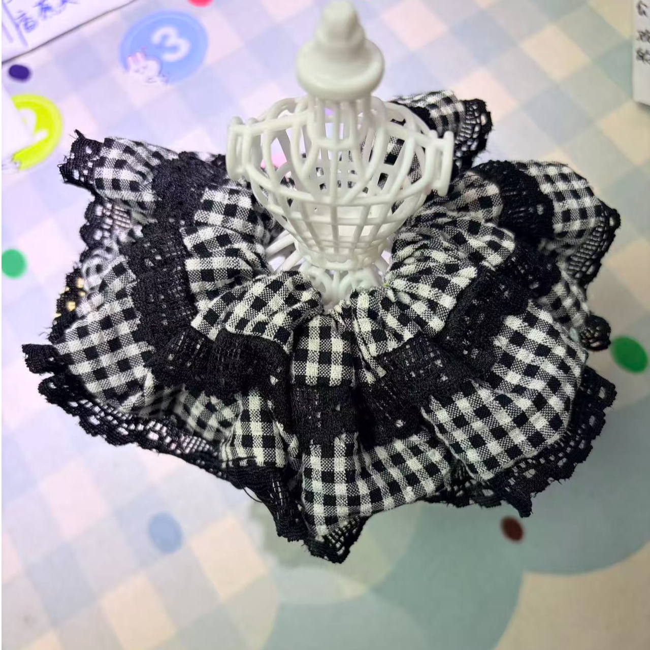 超大蕾丝多层大蛋糕发圈（15-20CM直径）