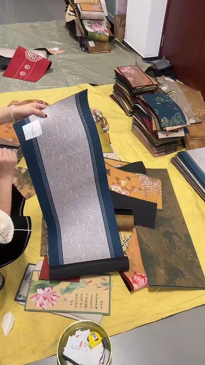 混纺微瑕吸水茶席-40X120-6号