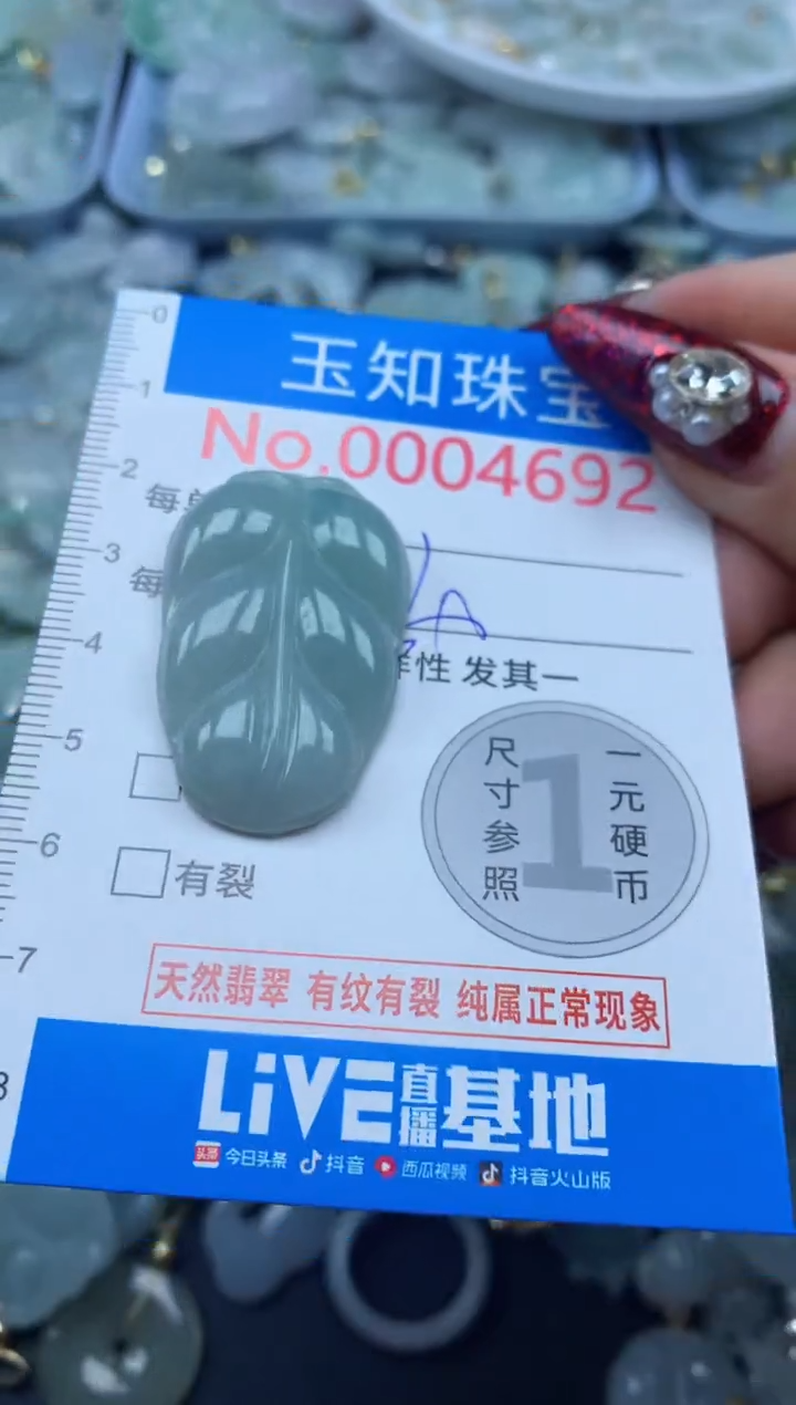 吊坠(不含链)未镶嵌翡翠4692