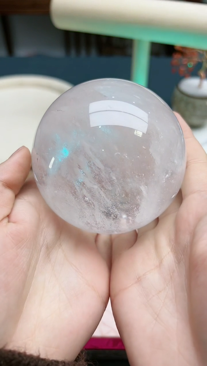 【闪购商品】水晶摆件未镶嵌水晶球摆件3#*1 ZD配底座