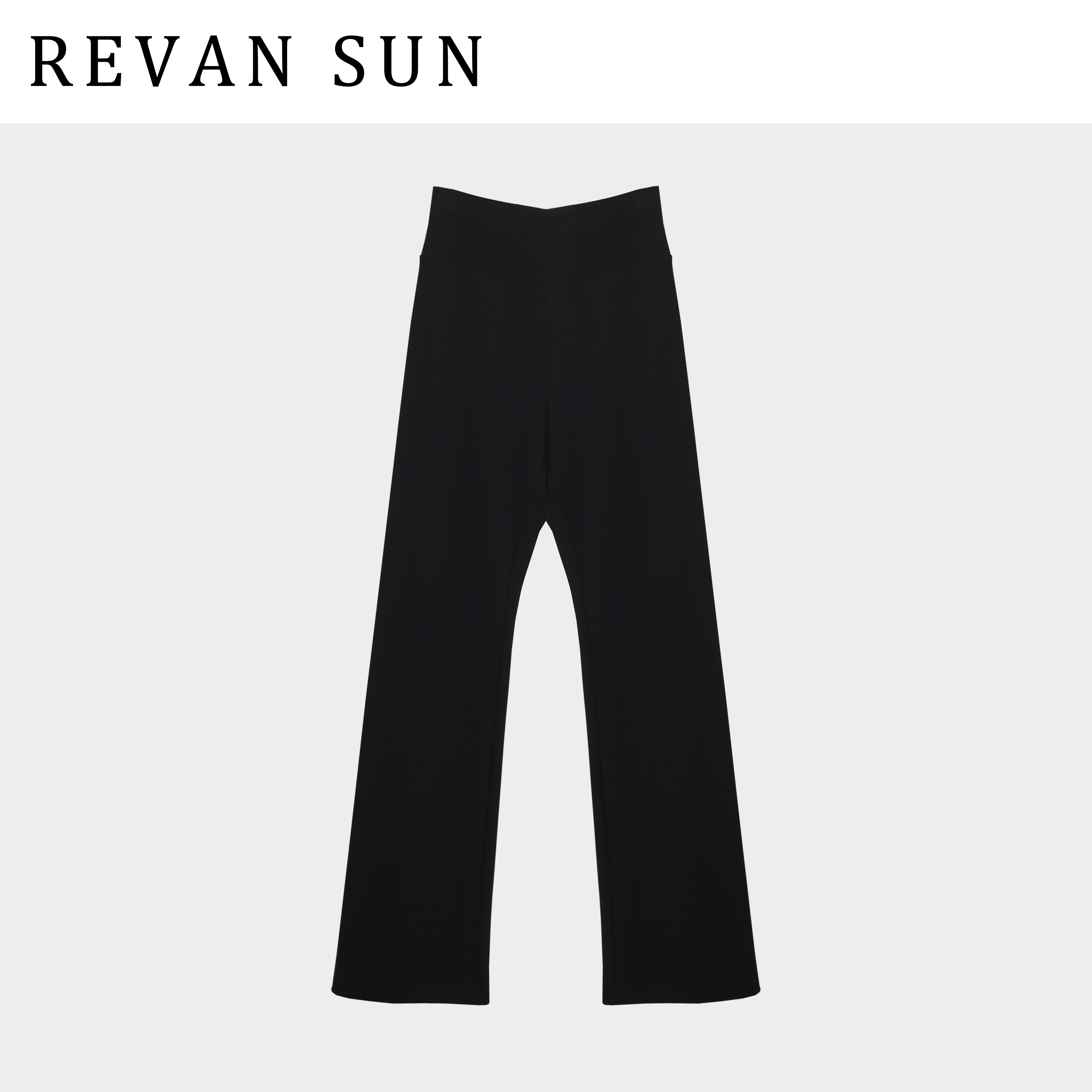 ［REVAN SUN］-大骨架穿搭 升级腰部加高版加长版春秋款神裤1757
