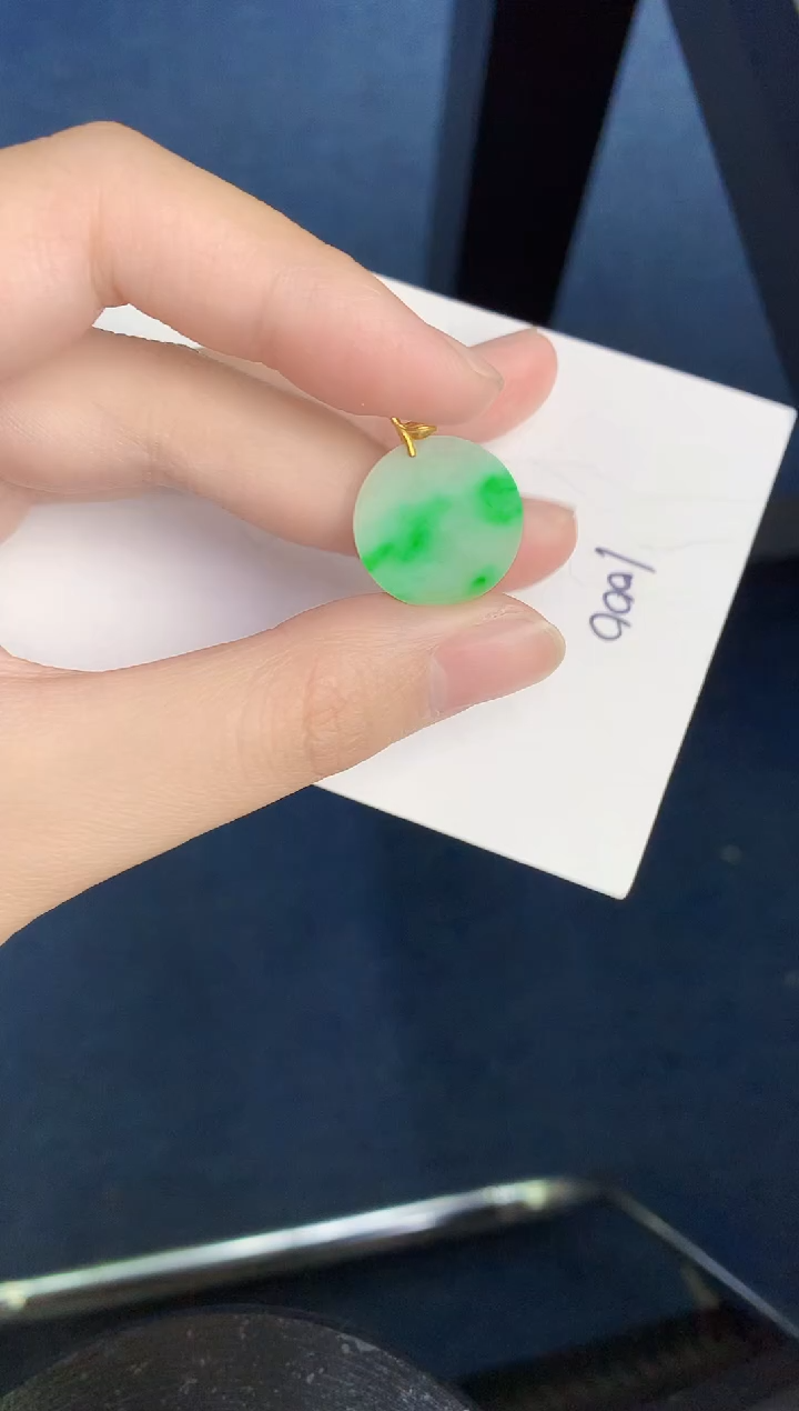 【闪购商品】翡翠颈饰18K金镶嵌000000000