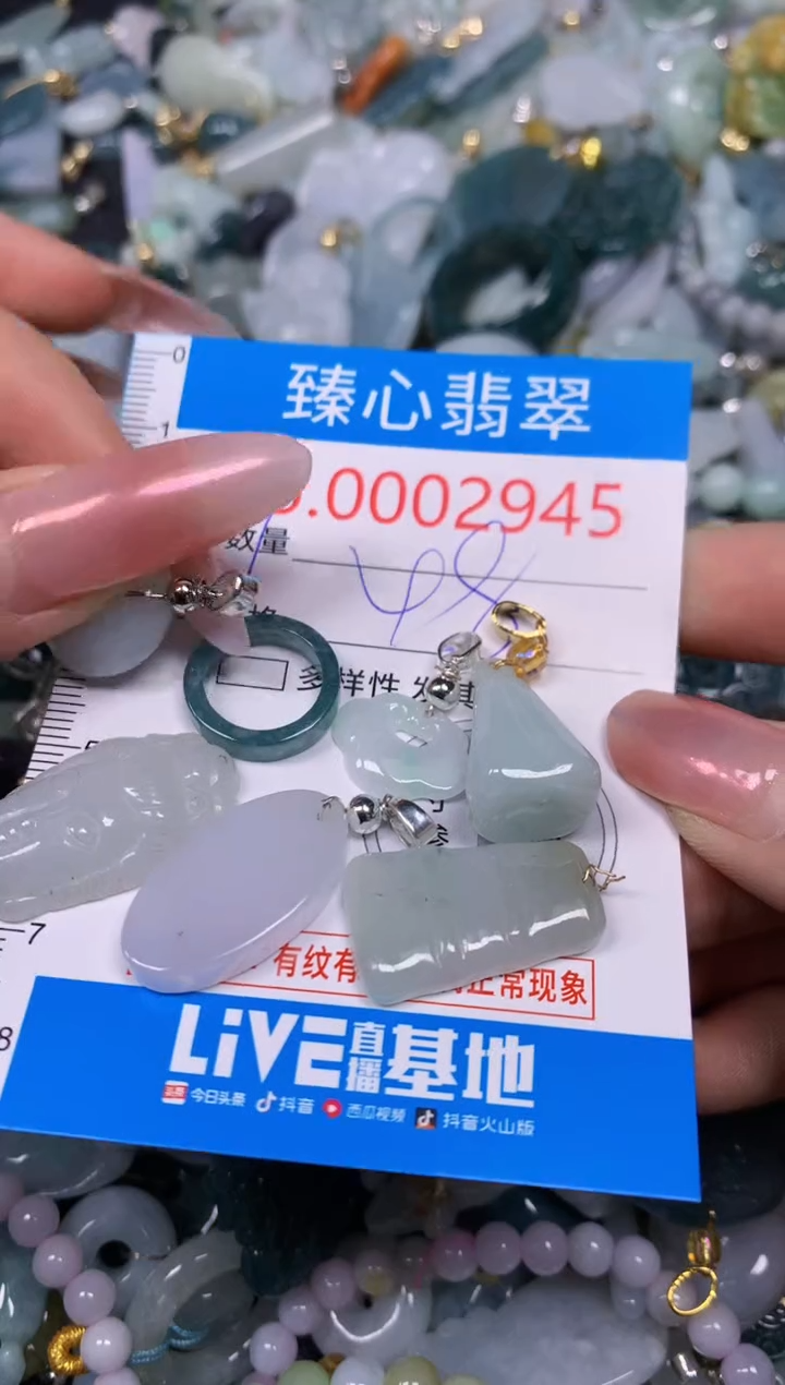 【闪购商品】翡翠颈饰未镶嵌含绳0002945