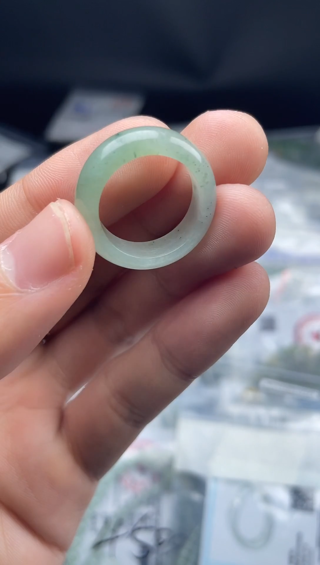未镶嵌戒圈翡翠缅甸天然翡翠a货戒圈