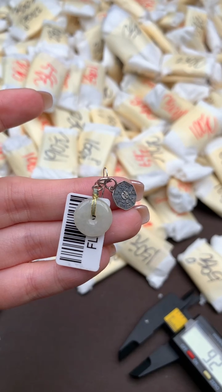 【闪购商品】翡翠挂件银S925镶嵌一