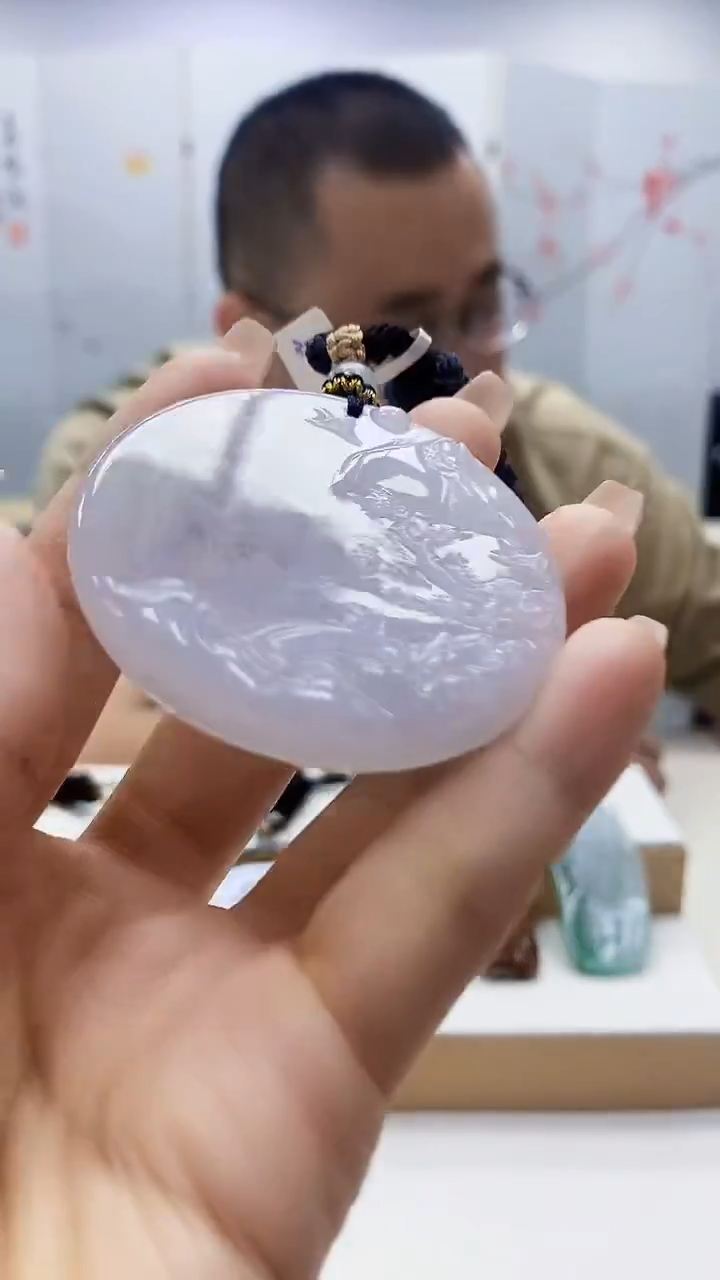 未镶嵌定制翡翠A**理5167ty-毛货挂件