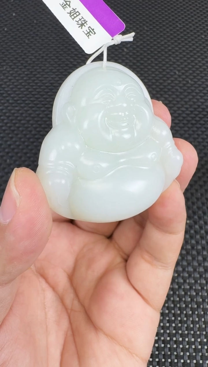 【闪购商品】和田玉吊坠未镶嵌约50MM羊脂玉