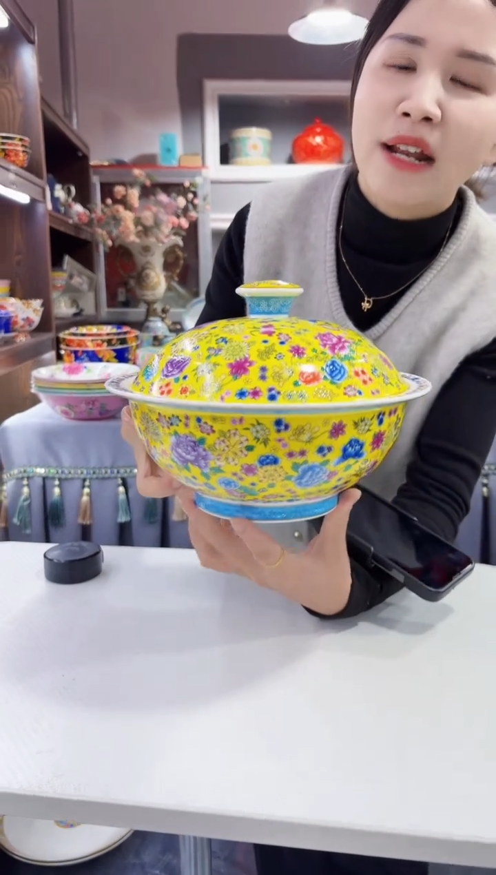 珐琅 10英寸大汤堡1个