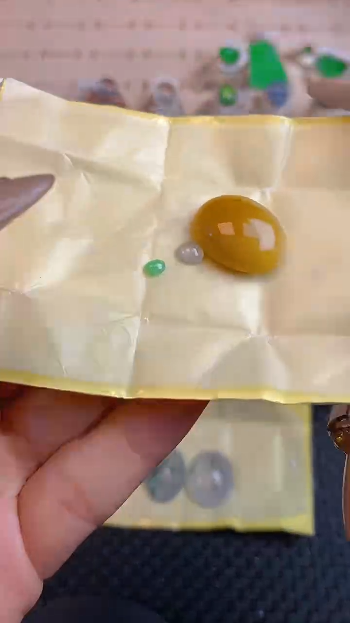 【闪购商品】翡翠耳饰未镶嵌天然A货翡翠177