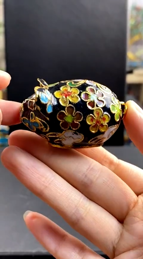 【闪购商品】非遗技艺 景泰蓝花丝小猪