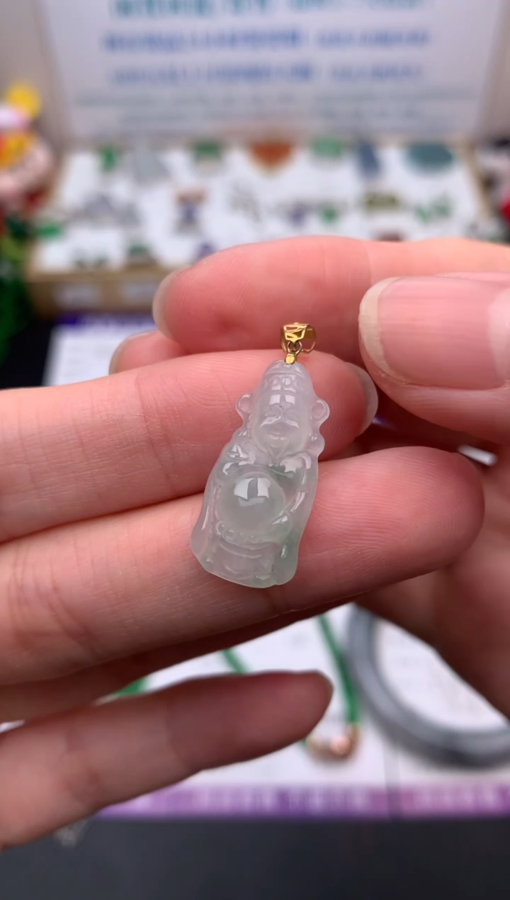 【闪购商品】定制翡翠18K金镶嵌模式推广期24小时鉴赏期