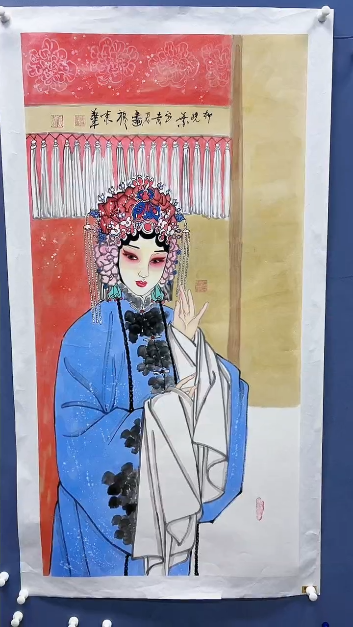 【闪购商品】绘画柳晓叶绘画8平尺戏曲人物