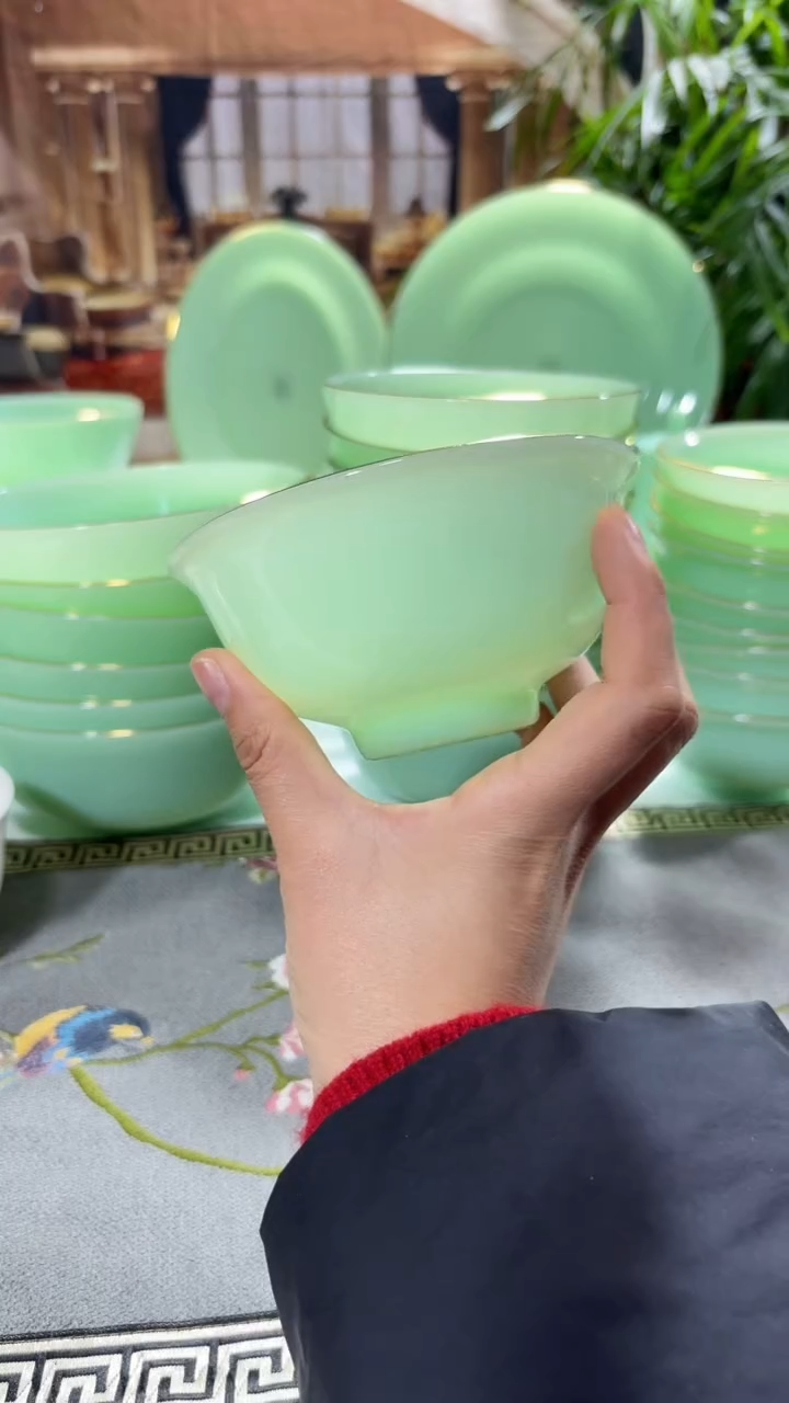 【闪购商品】...4.5英寸玉瓷碗6个口径11.5厘米 
