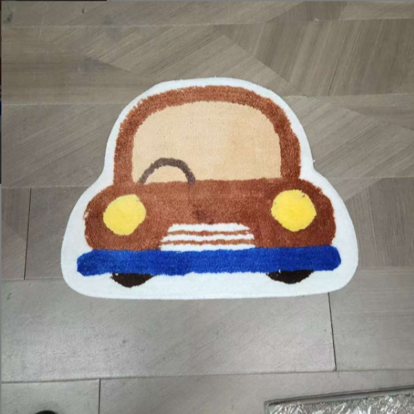 创意小汽车图案地垫<50X65>