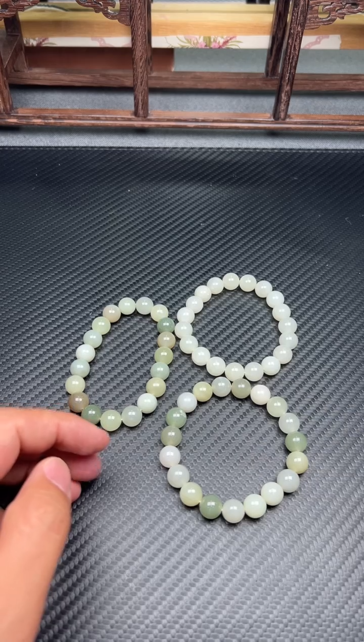 未镶嵌手串和田玉且末微色差卡10多样性发货拍一发一