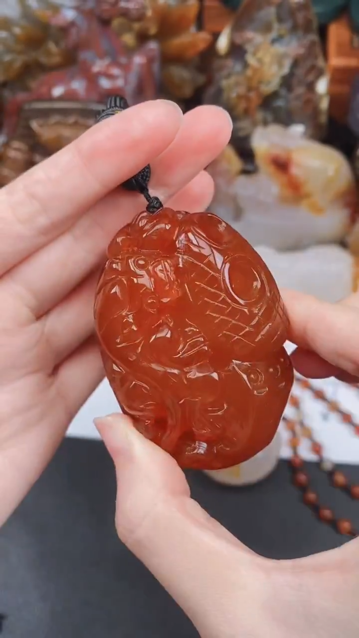 未镶嵌颈饰玛瑙/玉髓用****子AA