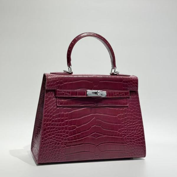 【特特甄选】XKY-2233-酒红高级轻奢ins风高级时尚牛皮女包通高街