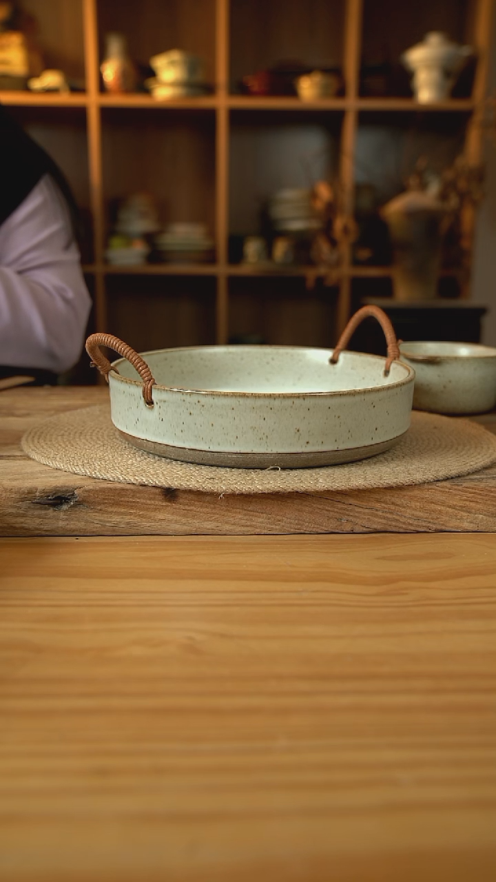 奶奶系列的10英寸麻绳螺纹盘1个