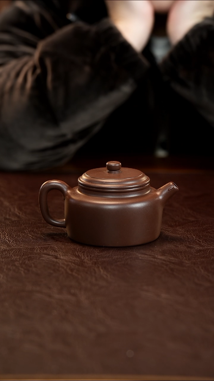茶壶紫砂紫泥 德钟