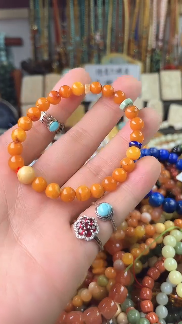 【闪购商品】琥珀裸石未镶嵌（一物一件）7213