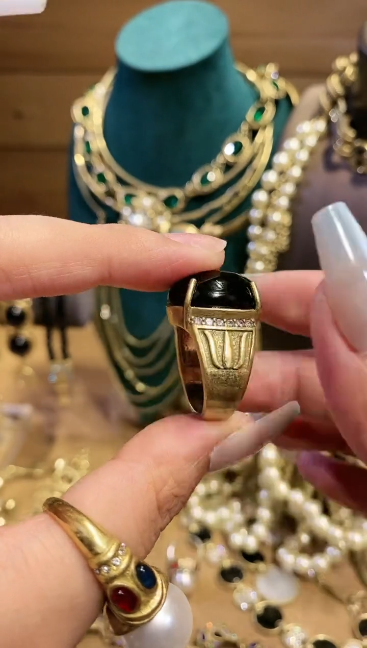 铜合金925银无时尚经典中古饰品